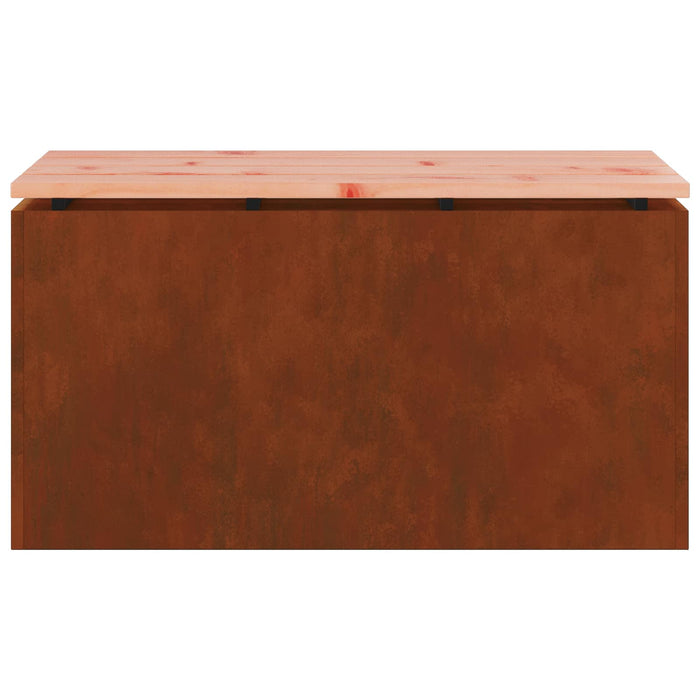 Bancă de grădină Ruginit 80 x 40 x 43 cm - WALTI WALTI