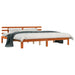 Cadru de pat cu headboard Maroniu cerat 203.5 x 205.5 x 69.5 cm - WALTI WALTI