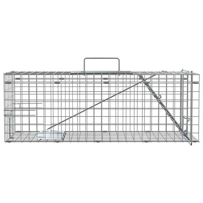 Capcană pentru animale Antracit 61 x 20 x 21,5 cm Oțel WALTI
