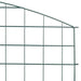 Set gard pentru iaz 5 pcs Verde 100 x 50 cm Oțel - WALTI WALTI