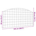 Set gard pentru iaz 5 pcs Verde 100 x 50 cm Oțel - WALTI WALTI