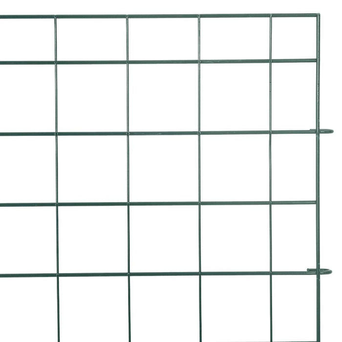 Set gard pentru iaz 5 pcs Verde 100 x 50 cm Oțel - WALTI WALTI