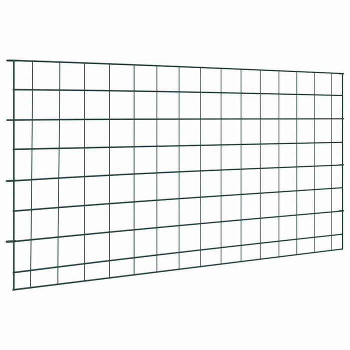 Set gard pentru iaz 5 pcs Verde 100 x 50 cm Oțel - WALTI WALTI