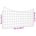 Set gard pentru iaz 5 pcs Verde 100 x 50 cm Oțel - WALTI WALTI