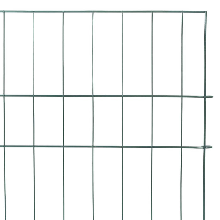 Set gard pentru iaz 5 pcs Verde 100 x 50 cm Oțel - WALTI WALTI