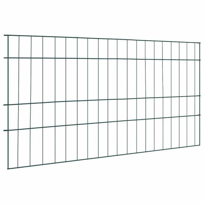 Set gard pentru iaz 5 pcs Verde 100 x 50 cm Oțel - WALTI WALTI