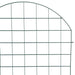 Set gard pentru iaz 8 pcs Verde 50 x 80 cm Oțel - WALTI WALTI