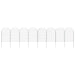 Set gard pentru iaz 8 pcs Verde 50 x 80 cm Oțel - WALTI WALTI