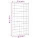 Set gard pentru iaz 8 pcs Verde 50 x 80 cm Oțel - WALTI WALTI