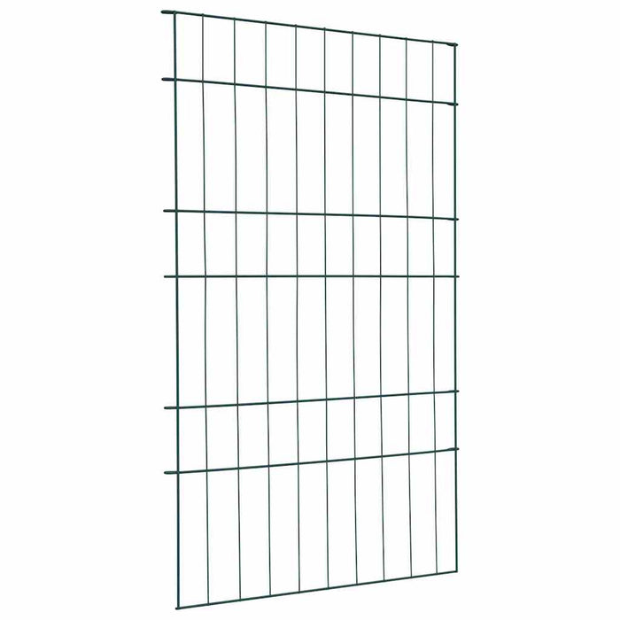 Set gard pentru iaz 8 pcs Verde 50 x 80 cm Oțel - WALTI WALTI