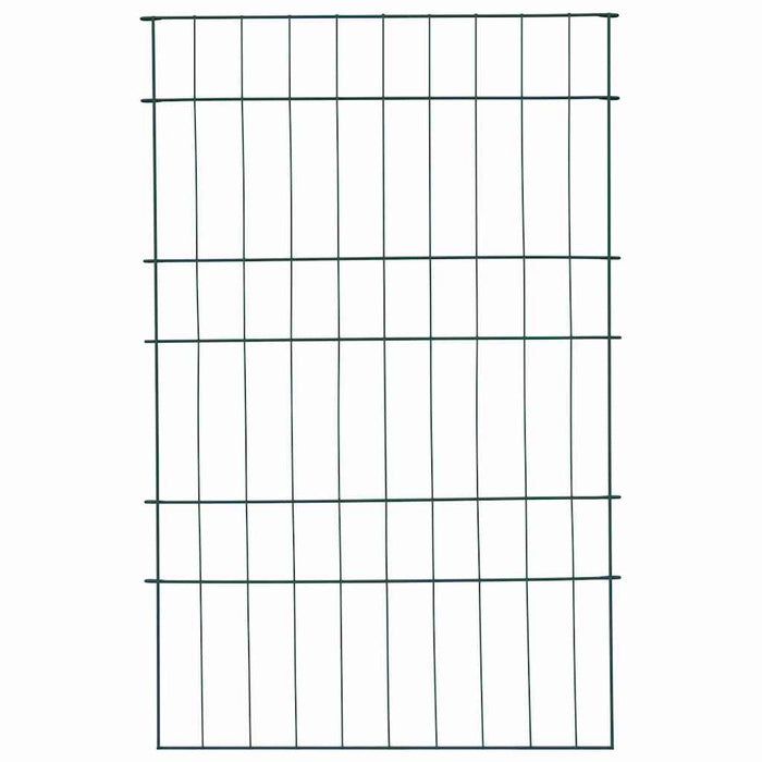 Set gard pentru iaz 8 pcs Verde 50 x 80 cm Oțel - WALTI WALTI
