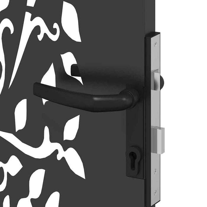 Poartă de grădină, Poartă de Grădină 85x75 cm Design Copac din Oțel Corten - WALTI WALTI