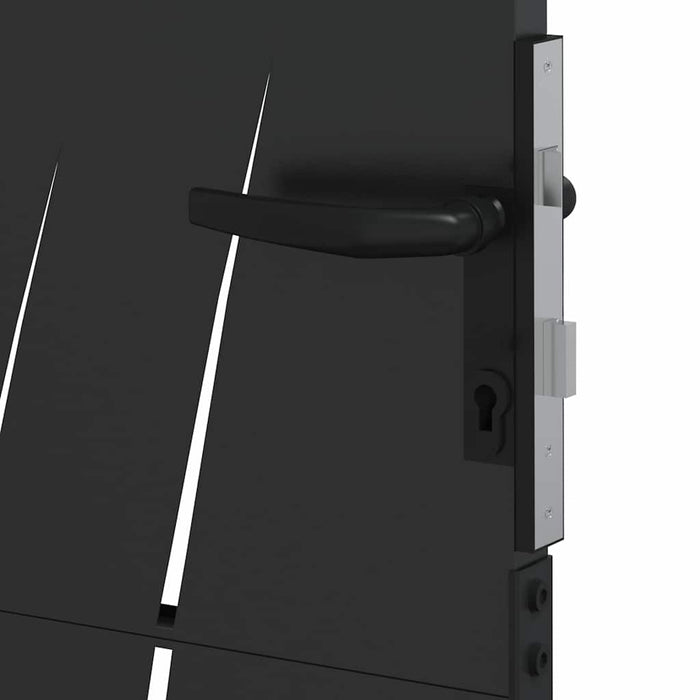 Poartă de grădină, Poartă de grădină 85x150 cm Oțel Corten Design Iarbă - WALTI WALTI