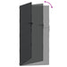 Poartă de grădină Negru 110 x 205 cm Oțel vopsit electrostatic - WALTI WALTI