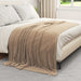 Pătura de aruncat Culoare Cămilă 150 x 200 cm Molton - WALTI WALTI