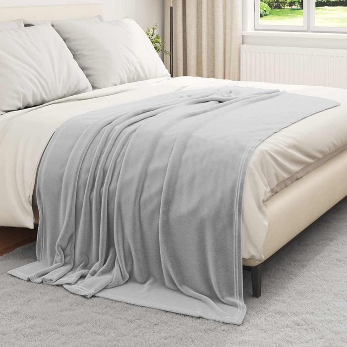 Pătura de aruncat Gri 150 x 200 cm Molton - WALTI WALTI