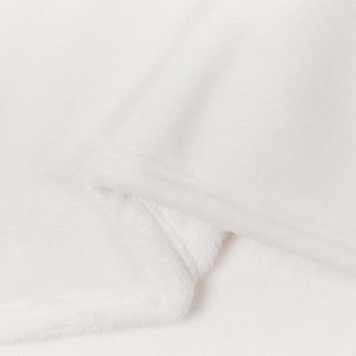 Pătura de aruncat Alb 150 x 200 cm Molton - WALTI WALTI