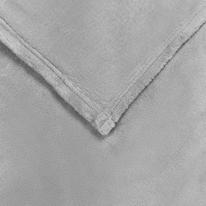 Pături de aruncat 6 pcs Gri 150 x 200 cm Molton - WALTI WALTI