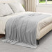 Pături de aruncat 6 pcs Gri 150 x 200 cm Molton - WALTI WALTI
