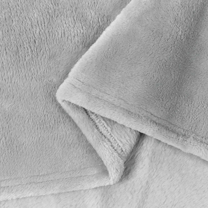 Pături de aruncat 6 pcs Gri 240 x 270 cm Molton - WALTI WALTI