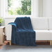 Pături de aruncat 6 pcs Albastru marin 130 x 150 cm Molton - WALTI WALTI