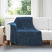Pături de aruncat 6 pcs Albastru marin 150 x 200 cm Molton - WALTI WALTI