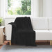 Pături de aruncat 6 pcs Negru 130 x 150 cm Molton - WALTI WALTI