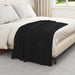 Pături de aruncat 6 pcs Negru 130 x 150 cm Molton - WALTI WALTI