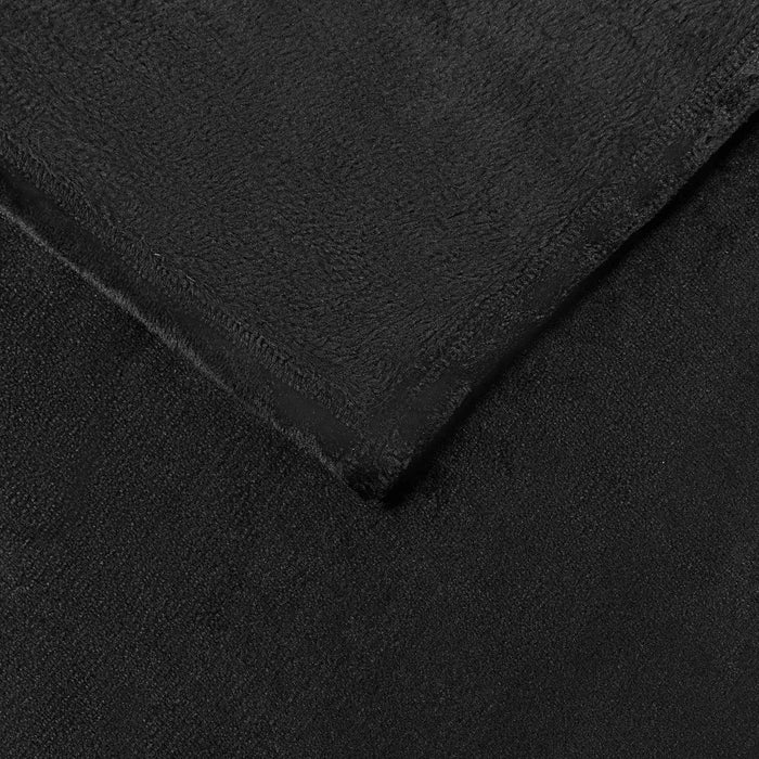 Pături de aruncat 6 pcs Negru 220 x 240 cm Molton - WALTI WALTI