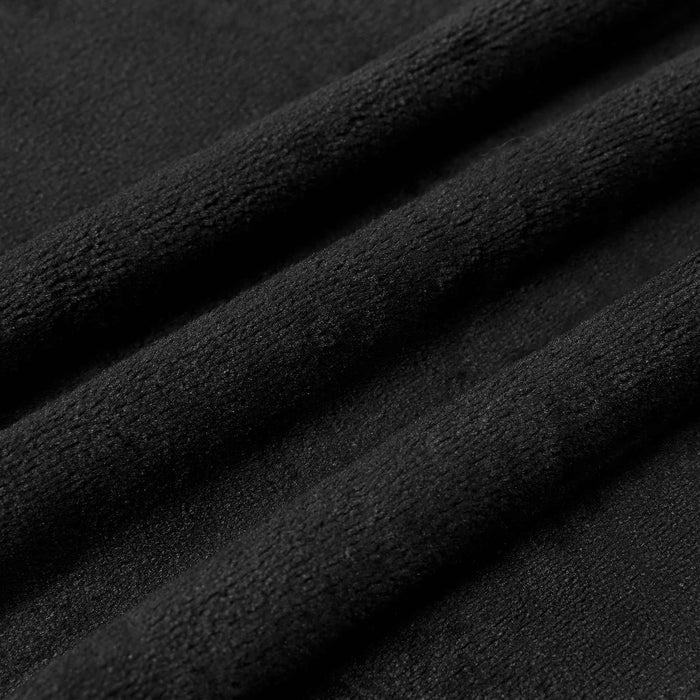 Pături de aruncat 6 pcs Negru 220 x 240 cm Molton - WALTI WALTI