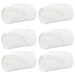 Pături de aruncat 6 pcs Alb 220 x 240 cm Molton - WALTI WALTI