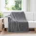 Pătura de aruncat Gri închis 200 x 150 cm Molton - WALTI WALTI