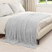 Pătura de aruncat Gri 200 x 150 cm Molton - WALTI WALTI
