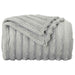 Pătura de aruncat Gri 200 x 150 cm Molton - WALTI WALTI