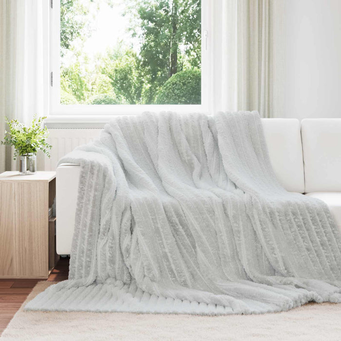 Pătura de aruncat Gri 270 x 240 cm Molton - WALTI WALTI