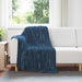 Pătura de aruncat Albastru marin 150 x 130 cm Molton - WALTI WALTI