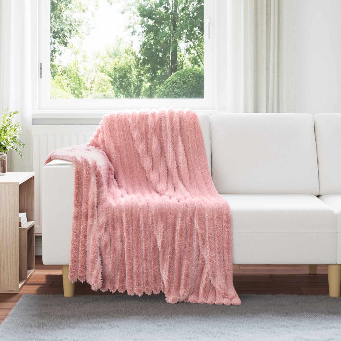 Pătura de aruncat Roz 150 x 130 cm Molton - WALTI WALTI