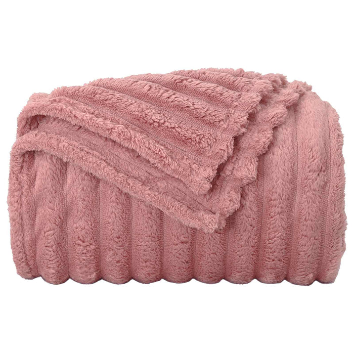 Pătura de aruncat Roz 270 x 240 cm Molton - WALTI WALTI