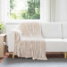 Pături de aruncat 6 pcs Bej 150 x 130 cm Molton - WALTI WALTI