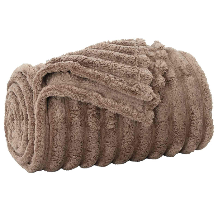 Pături de aruncat 6 pcs Culoare Cămilă 200 x 150 cm Molton - WALTI WALTI
