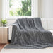 Pături de aruncat 6 pcs Gri închis 270 x 240 cm Molton - WALTI WALTI