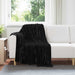 Pături de aruncat 6 pcs Negru 150 x 130 cm Molton - WALTI WALTI