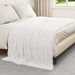 Pături de aruncat 6 pcs Alb 200 x 150 cm Molton - WALTI WALTI