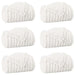 Pături de aruncat 6 pcs Alb 200 x 150 cm Molton - WALTI WALTI