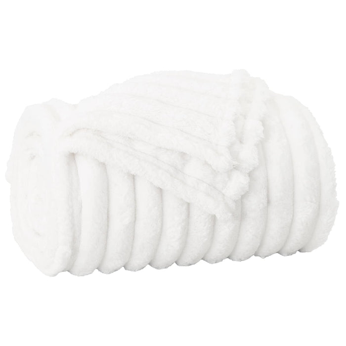 Pături de aruncat 6 pcs Alb 240 x 220 cm Molton - WALTI WALTI