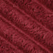 Pături de aruncat 6 pcs Roșu Bordeaux 270 x 240 cm Molton - WALTI WALTI
