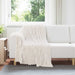 Pături de aruncat 6 pcs Crem 150 x 130 cm Molton - WALTI WALTI