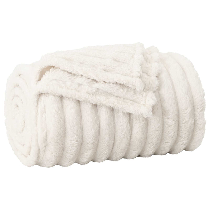 Pături de aruncat 6 pcs Crem 150 x 130 cm Molton - WALTI WALTI