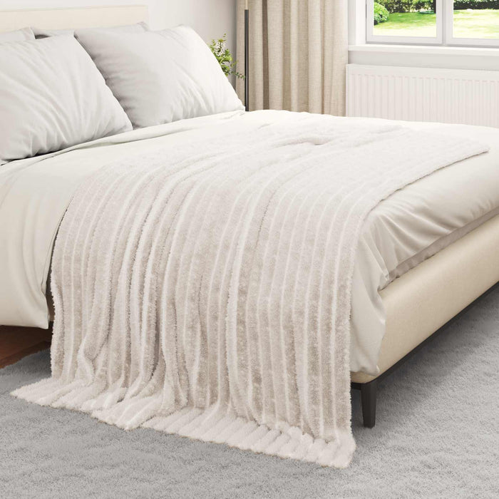 Pături de aruncat 6 pcs Crem 200 x 150 cm Molton - WALTI WALTI