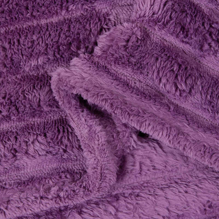 Pături de aruncat 6 pcs Violet 150 x 130 cm Molton - WALTI WALTI